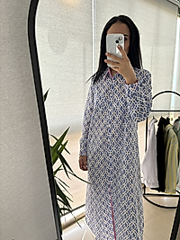 Pembe renk detaylı gömlek elbise